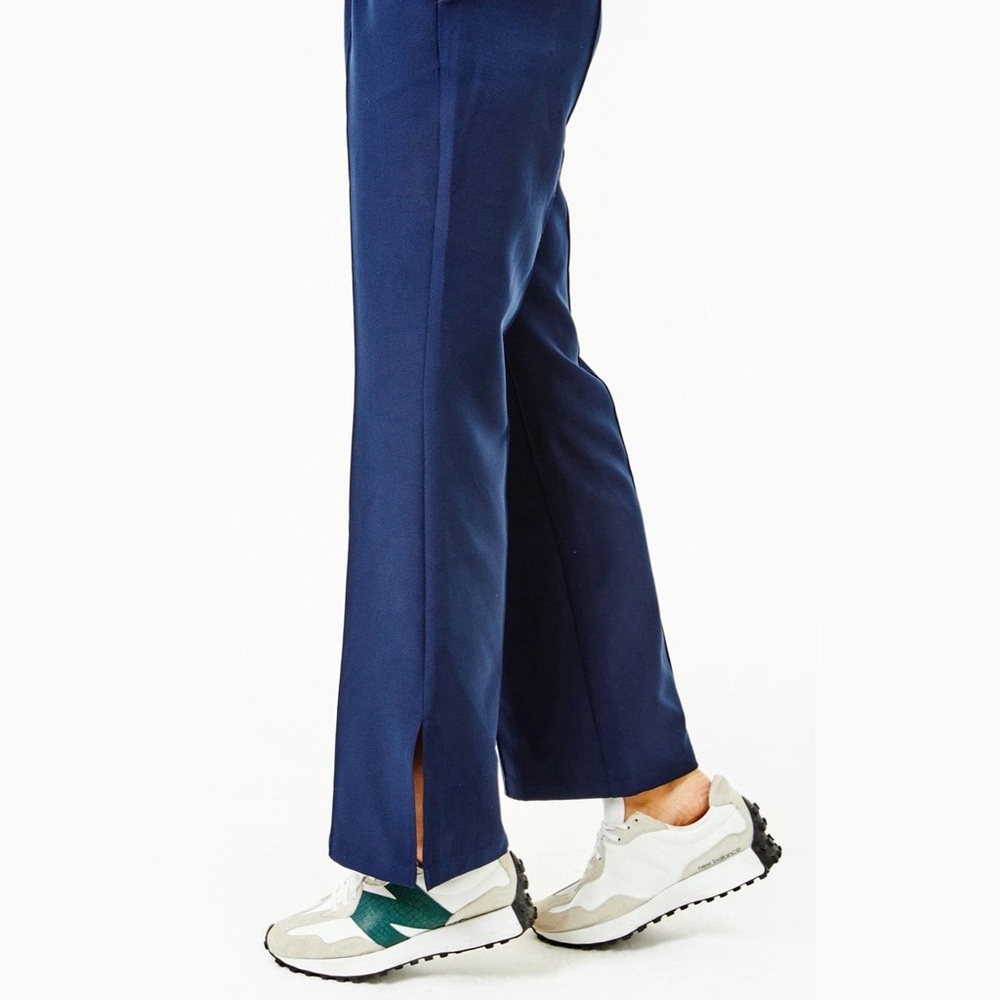 Addison Bay   Active Crepe Twiggy Pant Versatile Navy Medium NWT - Picture 3 of 10